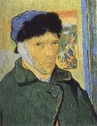 Vincent Van Gogh Self-portrait with Bandaged Ear France oil painting artist